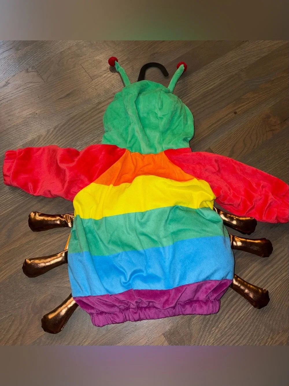 NWT Hyde & EEK Boutique Infant Caterpillar Costume 0-6M Rainbow Bug